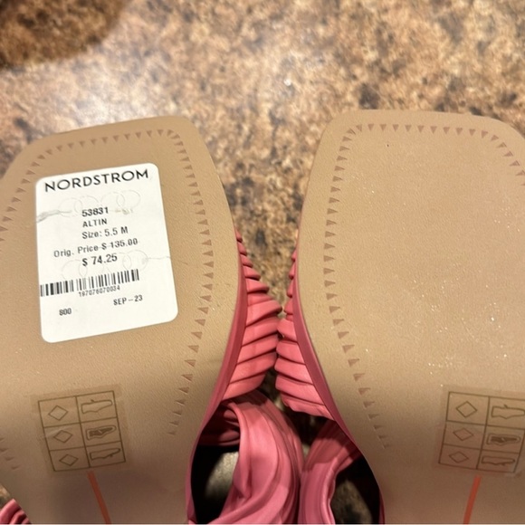 Dolce Vita Altin Platform Slide Sandal Pink Stella New No Box - Picture 7 of 8